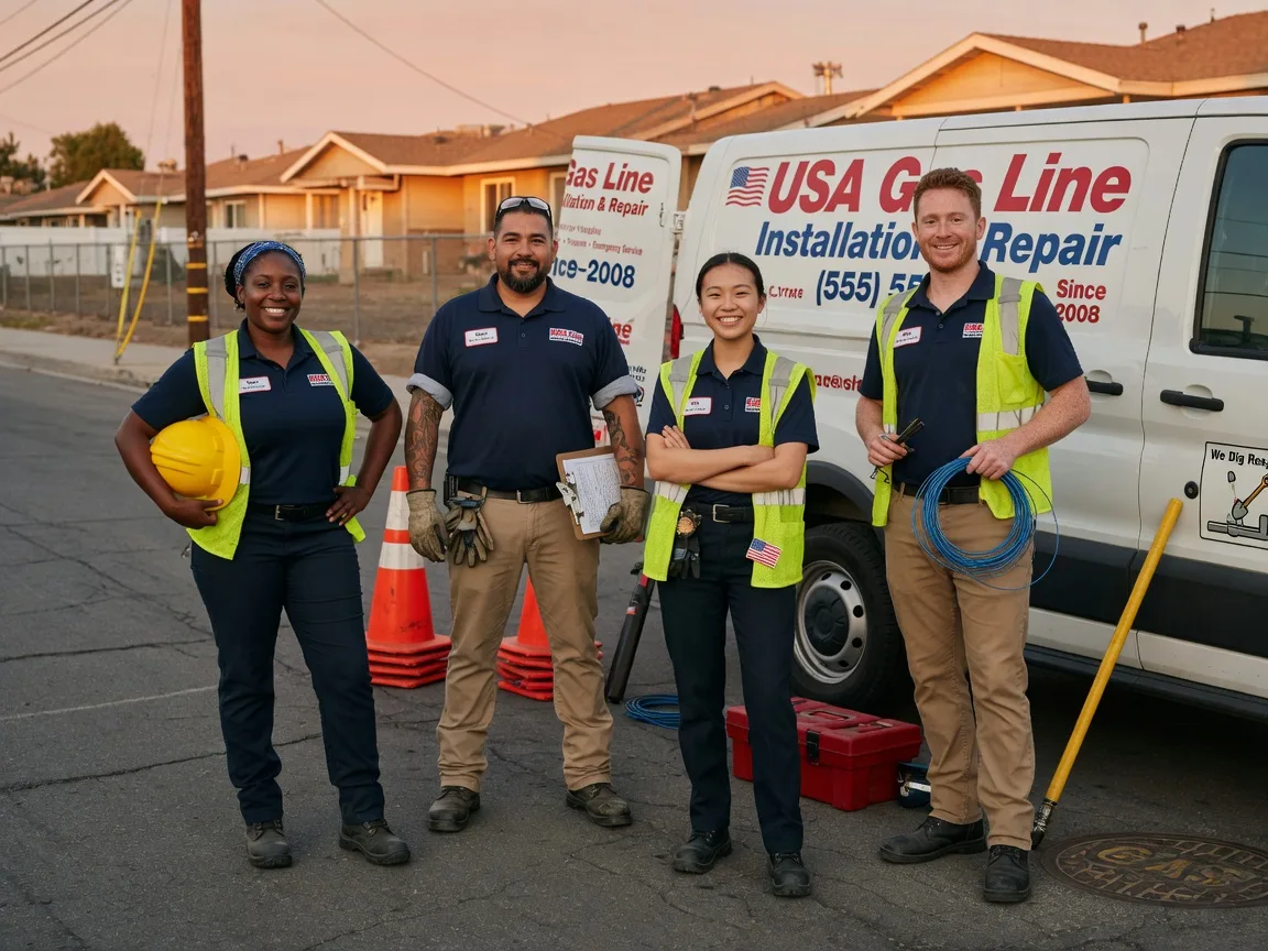 Gas Line Installation company in Big Wells, TX
